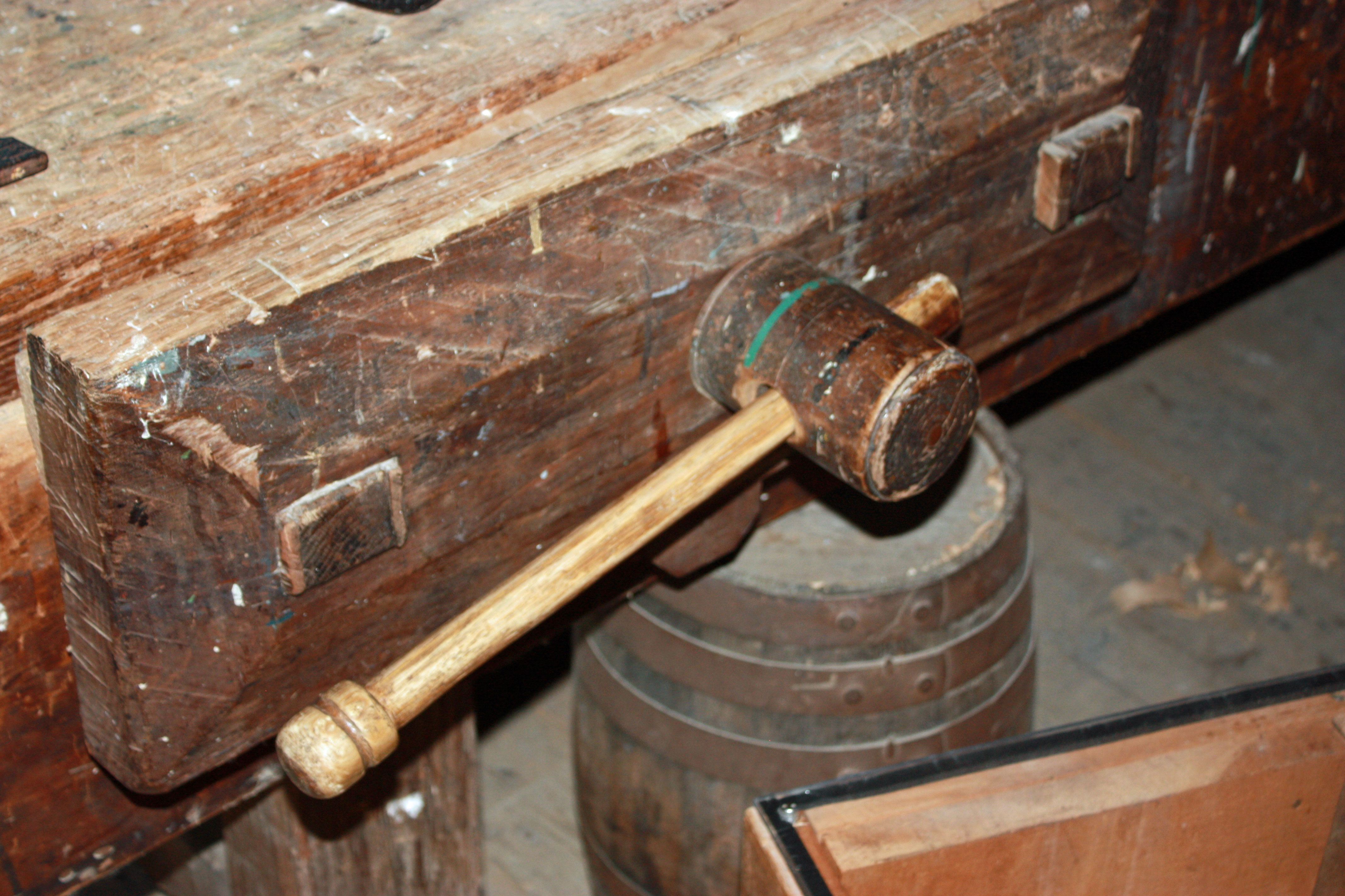 Old woodworking vices